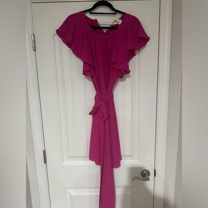 Eliza J flutter sleeve dress!